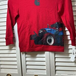 Carhartt Red Tractor Graphic Shirt NWT Size 4